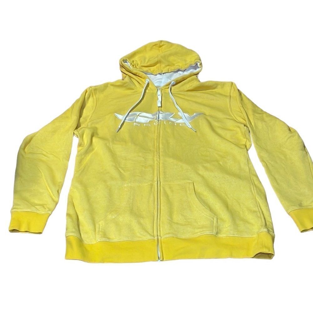 Like New Fly Racing Hoodie, Yellow 2XL